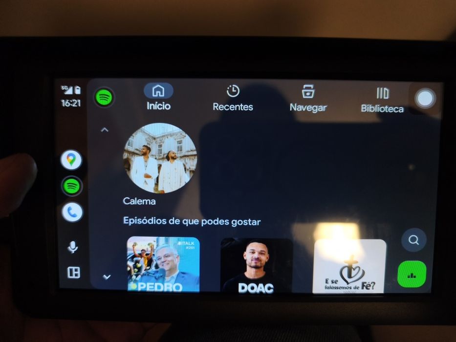 Android Carplay com Ecrã 7 Polegadas