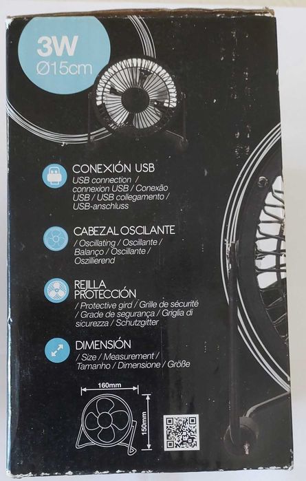 Ventoinha de Ligação USB P Portáteis