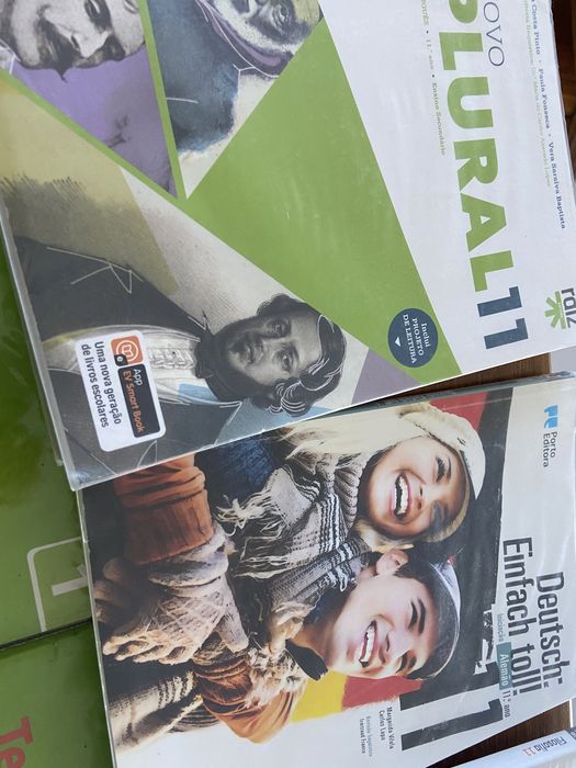 Varios manuais de 11 ano novos plastificados