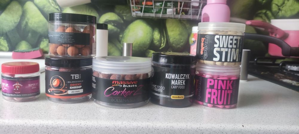 Zestaw kulek proteinowych  munch baits, eko baits, massive baits itp