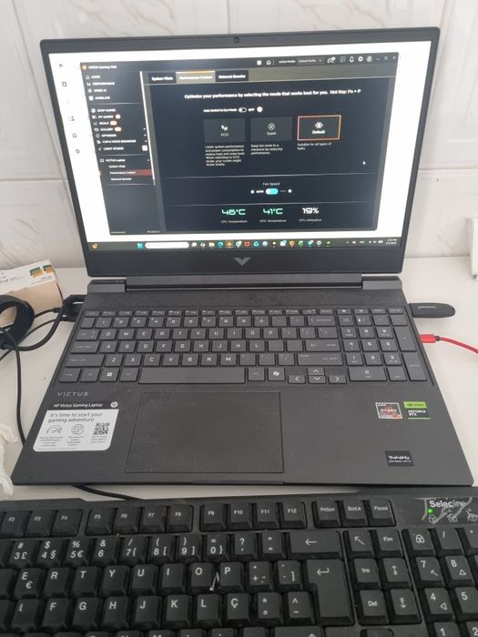 HP Victus 15-fb3093dx Ryzen 7, RTX 4050, 16GB, 512GB, Com garantia
