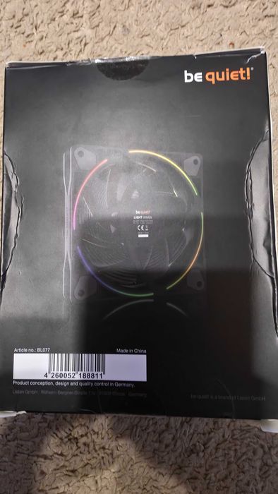 Be quiet light wings 120mm high speed pwm 3 pack
