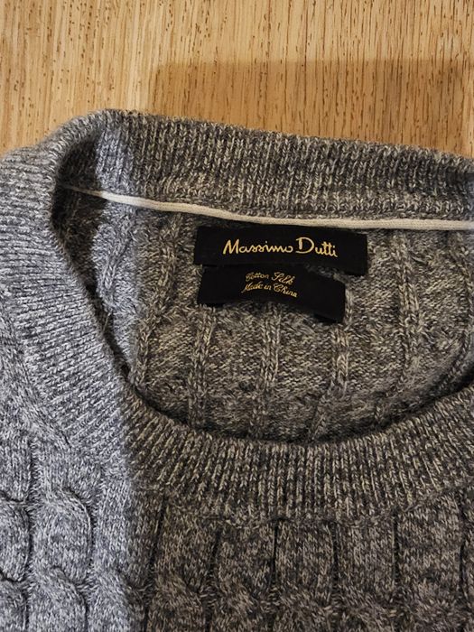 Sweter Massimo Dutti rozm.M bawełna I jedwab