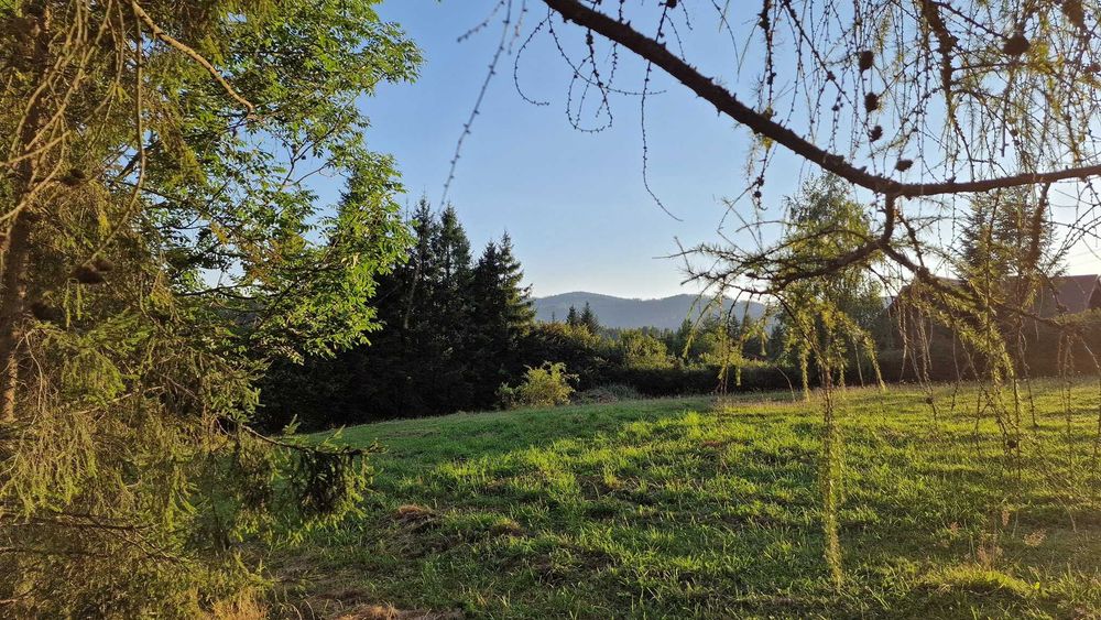 Działka budowlana 15 arów Glinka, Beskid Żywiecki – bezpośrednio bez prowizji, prytwatne - Więcej