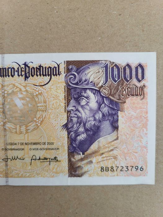 Nota Mil Escudos - Pedro Alvares Cabral - 07/11/2000