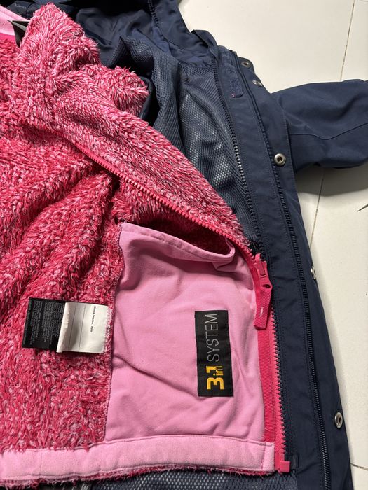 Kurtka 2w1 Jack Wolfskin rozmiar 128   8lat