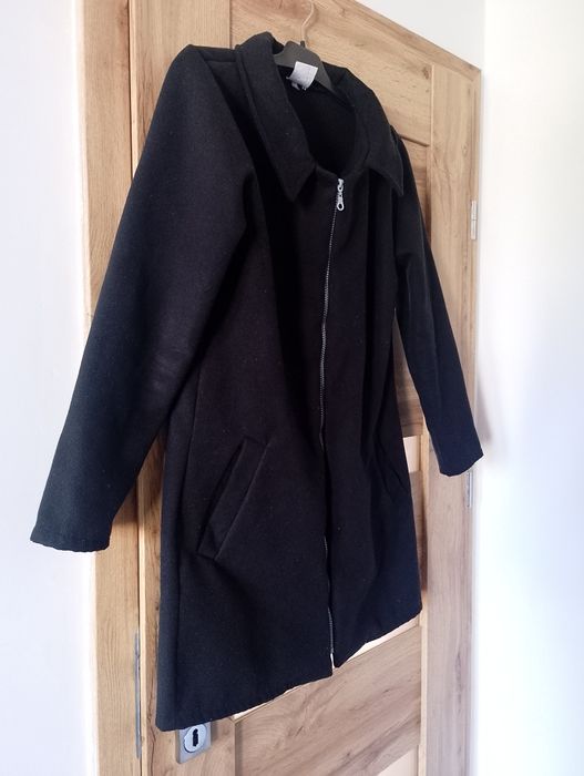 Płaszczyk damski z kołnierzem na suwak M