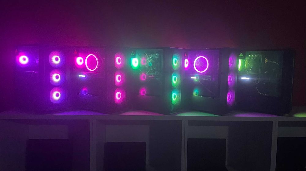 Nowy Komputer Gamingowy Ryzen 5 3600 RX 7600 8GB 16GB RAM 512GB SSD