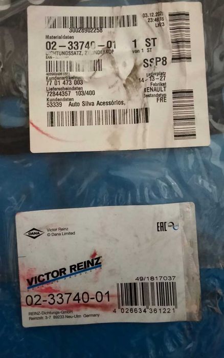 Junta da colaça // NIssan - Peugeot