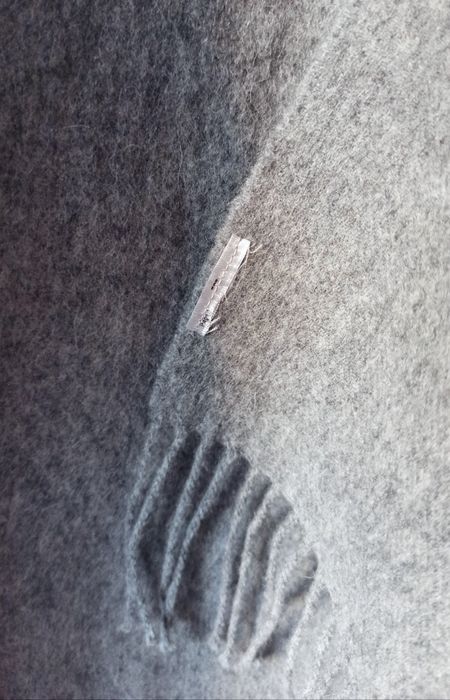 Szary wełniany szalik Satila