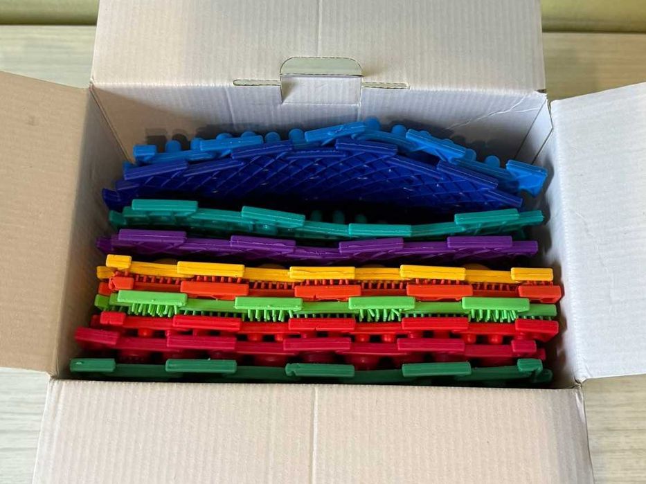 Ортопедичний масажний килимок масажер 10 пазлів  Коврик ортопедический