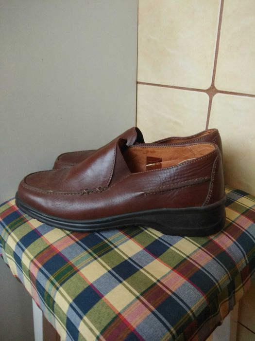 Skórzane buty mokasyny rozmiar 38 wkładka 24,5