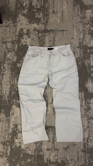 Льняные белые штаны next