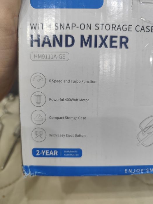 Mikser ręczny 400W z końcówkami