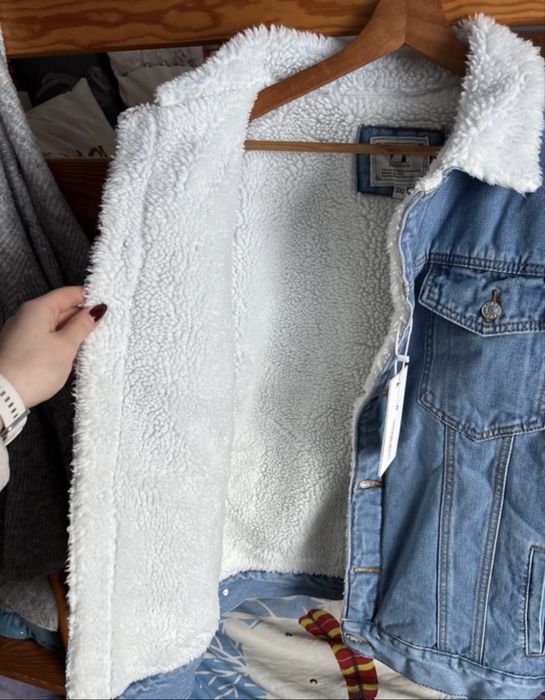 Kórtka  dżinsowa ogrzewana męska