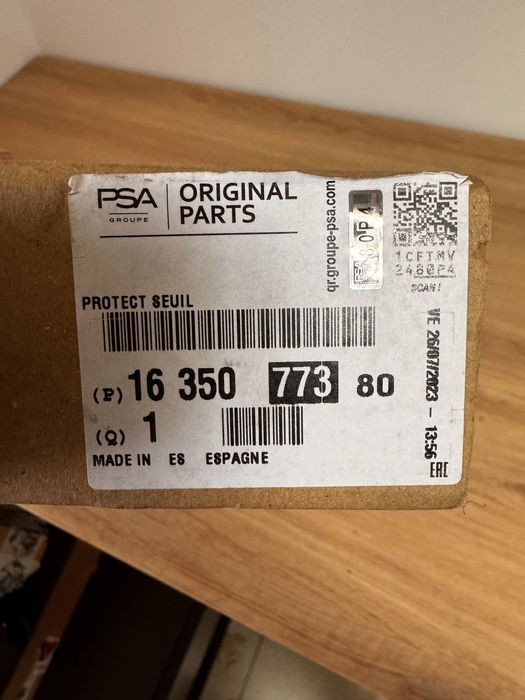 komplet oryginalnych listew progowych DS Automobiles / Citroën.