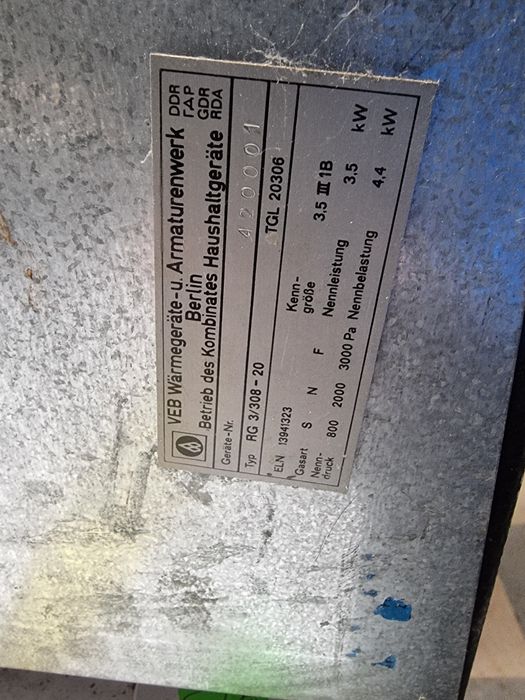 Конвектор газовий димохідний