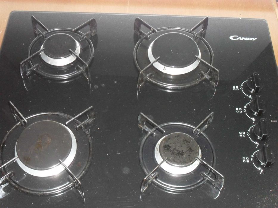 Placa fogão encastre a gaz, usada, por 50€ (oferta bilha gaz vasia)