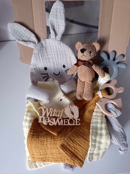 Zestaw Prezentowy baby shower narodziny chrzest prezent baby box