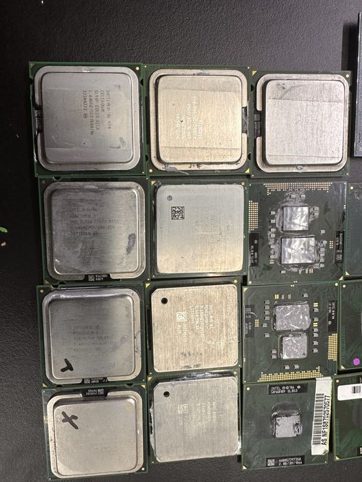 Varios processadores e ram entre outros
