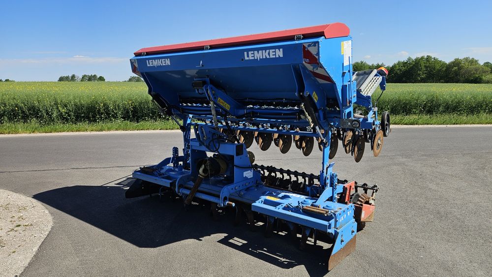 Agregat uprawowo siewny  lemken zircon 10 saphir 7 talerzowy