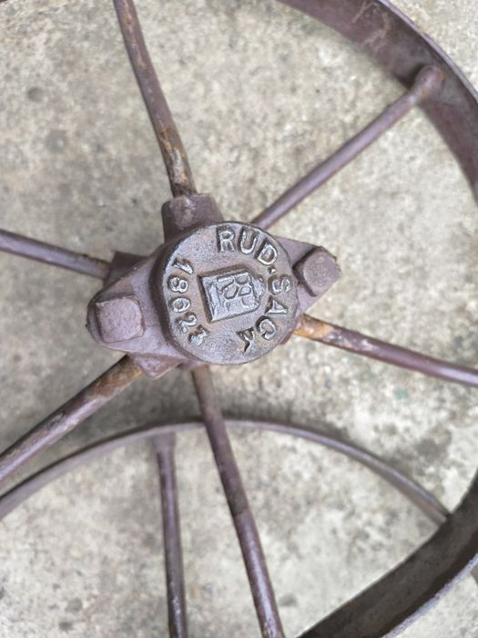 Колеса железные с плуга Rud sack Германия раритет