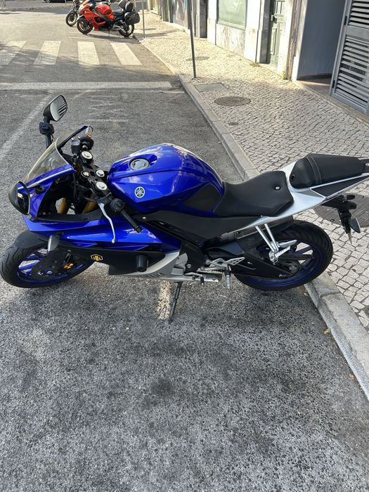 Yamaha YZF-R125 | Excelente Estado | Cheia de Extras (Escape, Alarme, Dvr, Cogumelos)