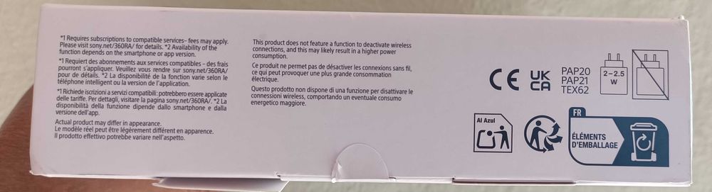 Auscultadores Sony WH-CH520 /BZ novo dentro da embalagem com garantia