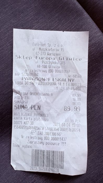 Torba na laptopa 14.1”