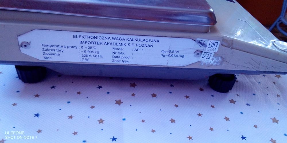Elektroniczna waga kalkulacyjna