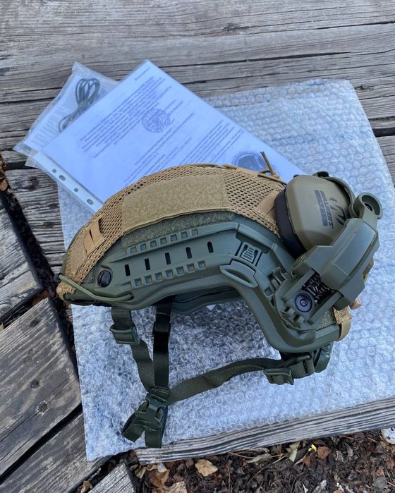 Шолом Фаст тактичний комплект. Захист для голови.