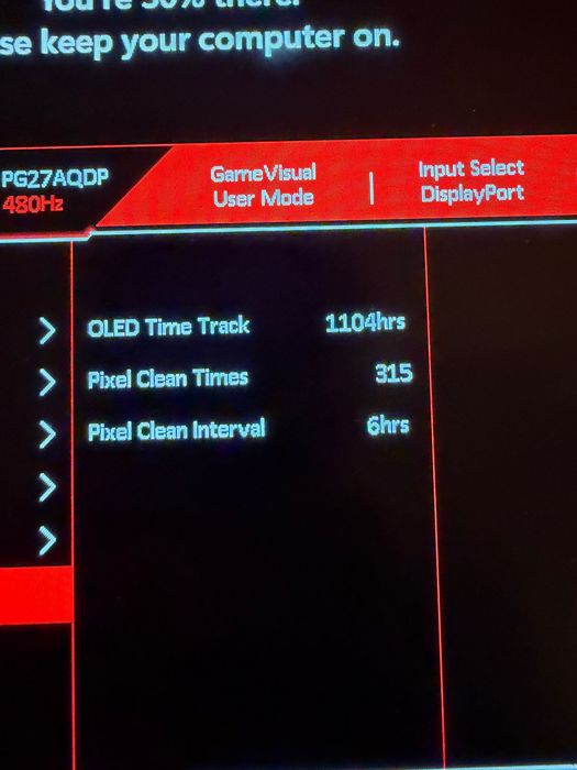 ASUS ROG SWIFT PG27AQDP 480hz oled 27’