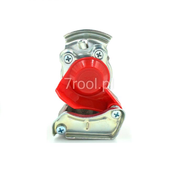 Złącze pneumatyczne otwarte M22x1.5 czerwone