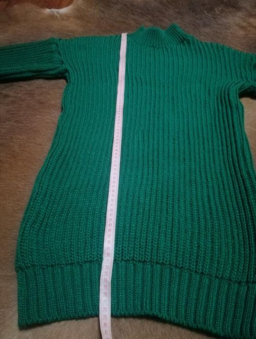 Платье туника вязаное оверсайз.