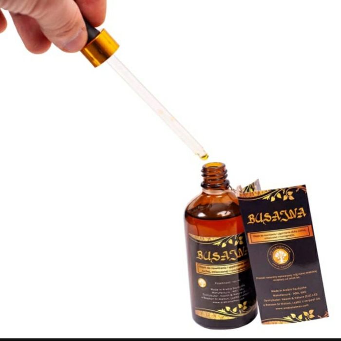 Nowy Olejek BUSAJNA 100ml. Sucha rozciągnięta skóra.