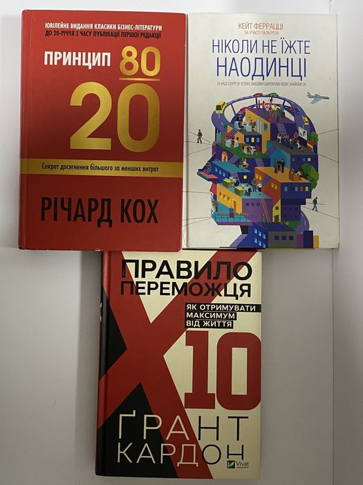 11  Книг про Бізнес, Психологію, Фінанси, Саморозвиток, Продажі та Перемовини