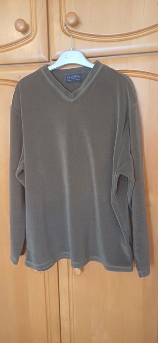 Bluza Polar  Roz L,XL  szer pod pachą 58cm dł 70cm kolor wojskowy