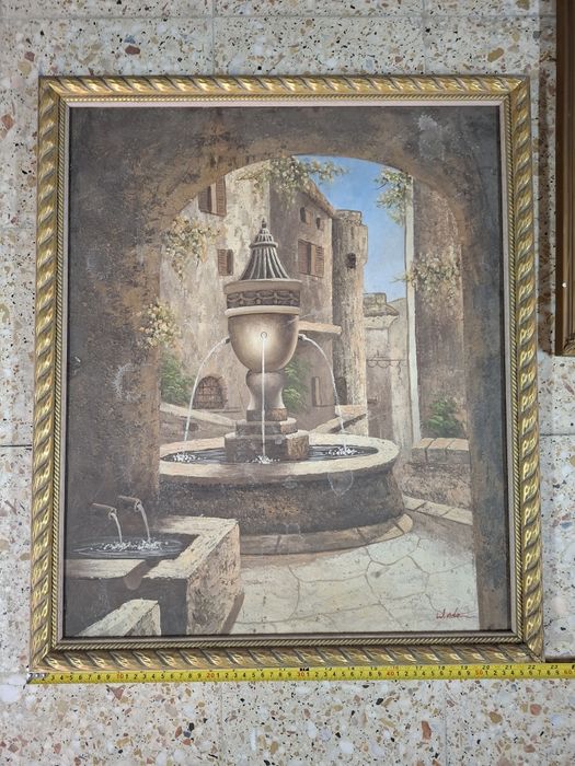 3 quadros emoldurados