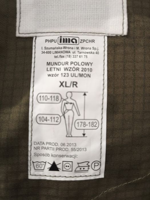 Mundur Połowy letni MON