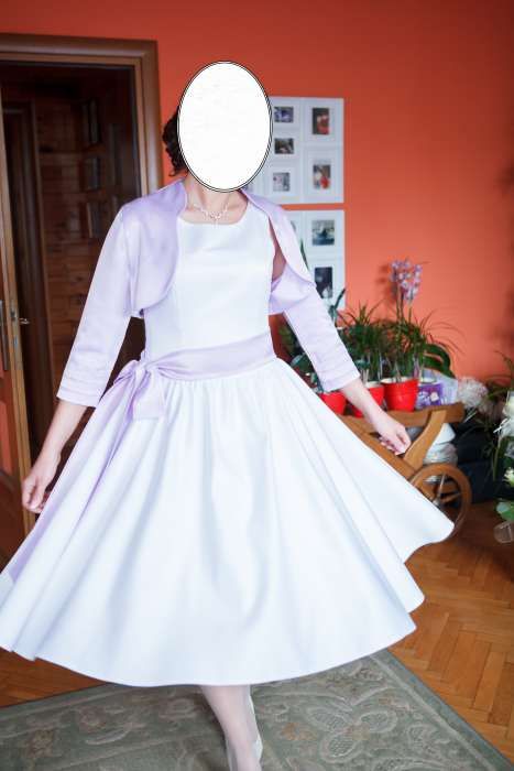 Krótka suknia ślubna