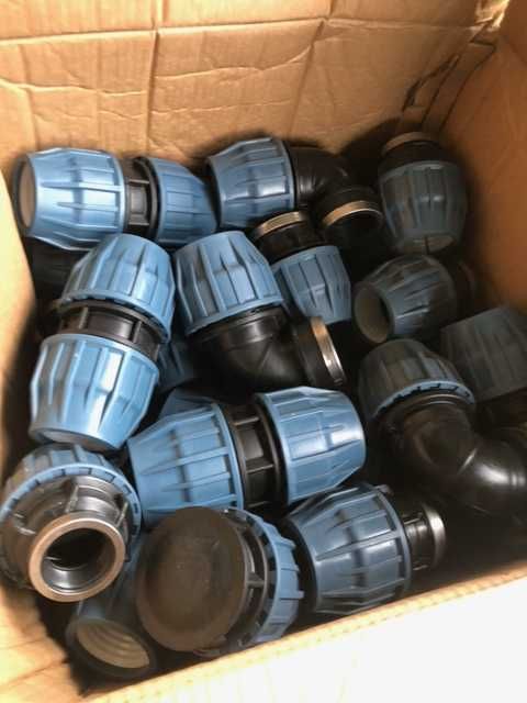 ksztaltki zlaczki PE do wody skrecane 63mm