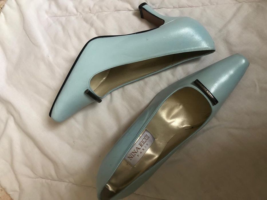 Buty czółenka Nina Ricci pełnoskórzane nowe 39/-80% ceny
