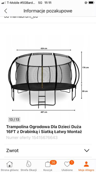 Trampolina duza