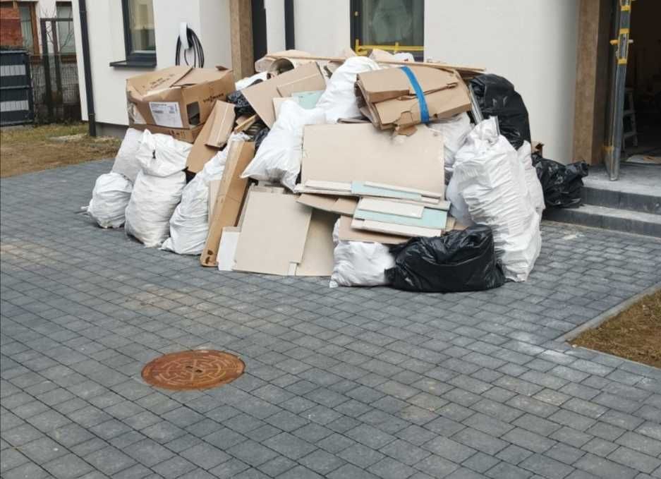 NAJTAŃSZE WYNOSZENIE i WYWÓZ GRUZU  w małych  workach i luzem