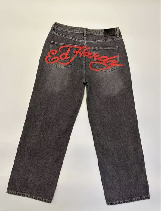 В наявності | ED HARDY JEANS штани джинси rap baggy pants ед харді sk8