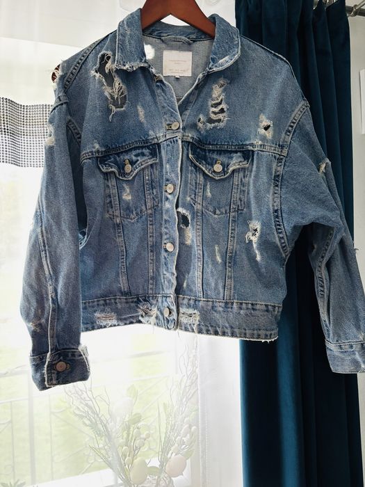 Kurtka przejściowa wiosenna jeans 36 ZARA
