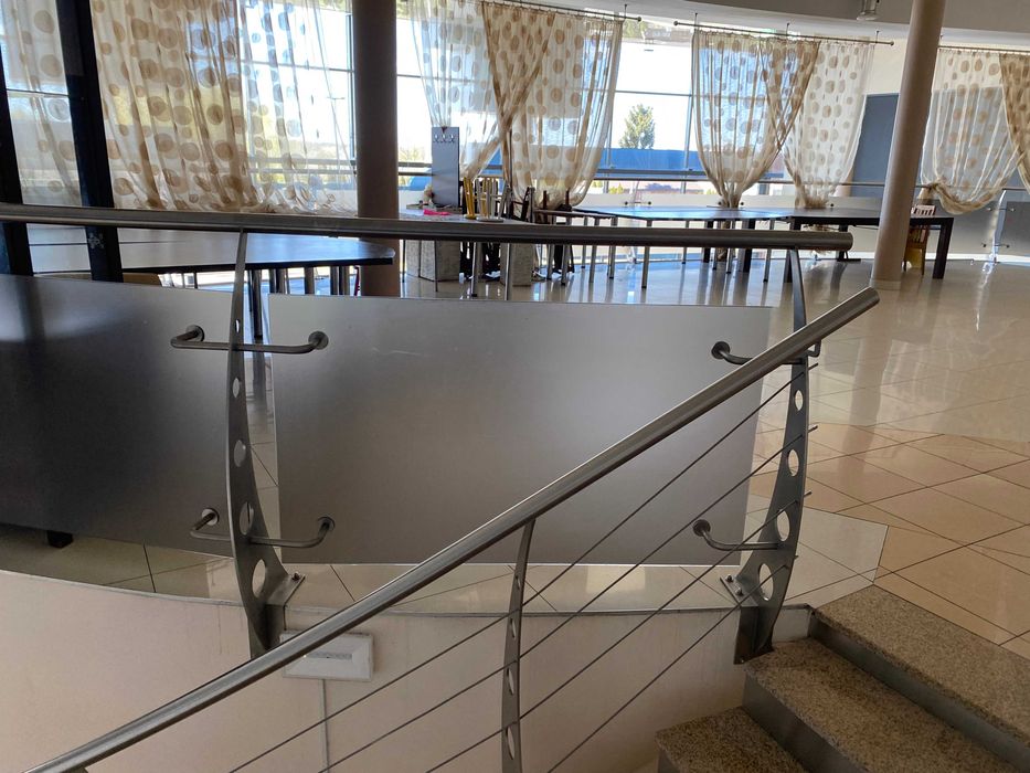 Balustrada stal nierdzewna + szkło