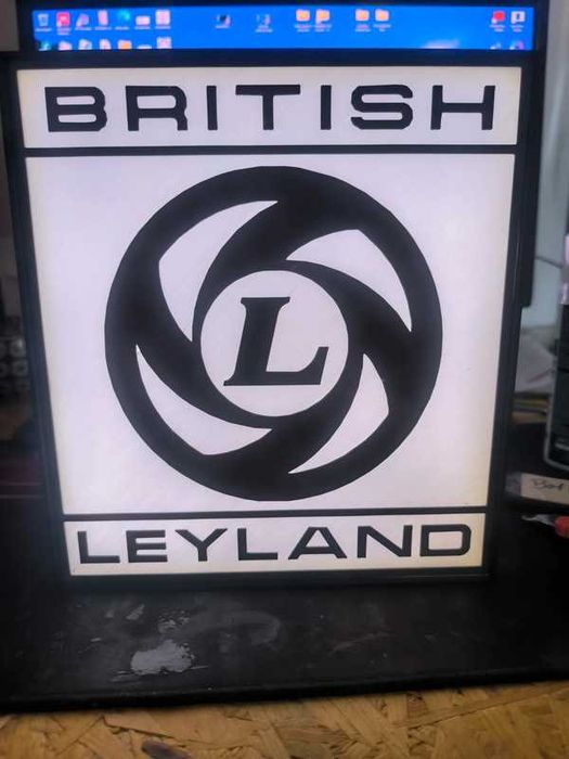 Lightbox Luminaria decorativa British Leyland