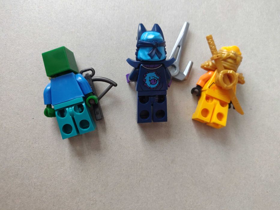 Lego фигурки Wolf Mask Varrior, Ninjago Arin. Minecraft Zombi