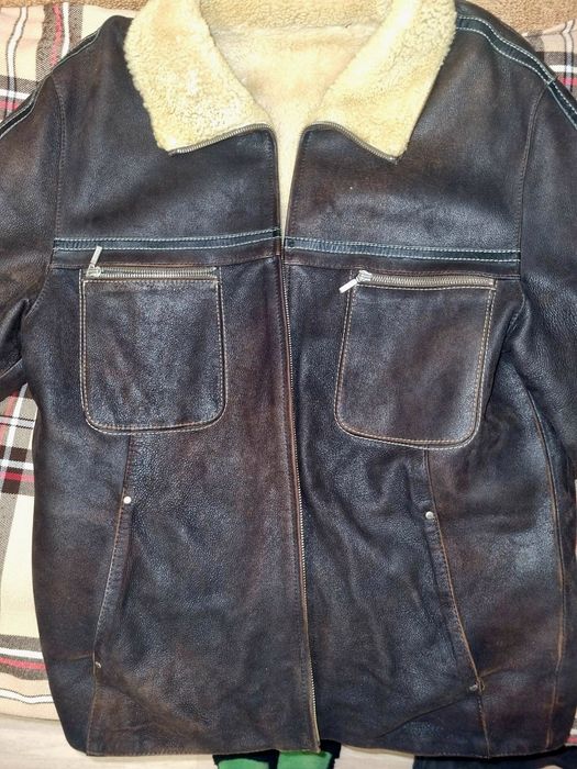 Дубленка шкіряна diverso розмір 52/L